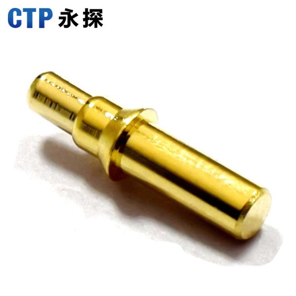 廠(chǎng)家非標(biāo)定 制鍍金黃銅觸針pogopin 彈簧針 大電流針頂